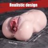 Masturbators Male Sex Toy Masturbator For Man Rubber Vagina Artificial Vaginal Adult Toys Realistic Canned Pocket Pussy 2 In 1 - Image 4