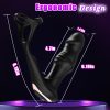 4-in-1 Prostate Massager - Stretchable, Vibrating Cock Ring, 9 Modes, USB Rechargeable, Black, for Men and Couples - Image 7
