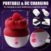 3-in-1 Sexy Rose Clitoral Vibrator - Multi-Functional Oral Sucking, Portable Pussy Licking Massage, Silent Clitoral Stimulation, and Licking Stress Relieving - Designed for Womens Pleasure and Satisfaction, Ideal for Solo Play or Couples Intimacy - Image 8