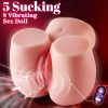 Vibrating Sex Doll Sucking Male Sex Toy for Men, BIG SHOCKED Automatic Male Masturbator Mens Sex Dolls Electric Pocket Pussy Fleshy Stroker Sex Toys 5 Sucking & 8 Vibration Adult Toys 3D Lifelike Soft Butt Vagina Anal - Image 3