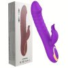 Powerful Thrusting Rabbit Vibrator, Silicone G Spot Clitoral Vibrator Rechargeable Battery Realistic Dildo Vibrator With 10 Thrusting & 10 Vibrating Modes, Rose Sex Toys For Women - Image 5