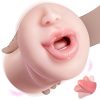 Licking Vibrating Oral Sex Deep Throat Blow Job Stroker For Men Orgasm, Male Masturbators With Tongue And Teeth, Realistic Men Masturbation Toy Male Stroker, Lifelike Male Masturbator Sex Toys For Men - Image 3
