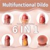 Realistic Thrusting Dildo Vibrator Sex Toys, Lifelike Remote Control Dildo for Clitoral G spot Stimulation with Vibrating & Thrusting & Heating Modes, Strong Suction Cup for Hands-Free Play, Adult Sex Toys for Women & Men & LGBTQ+ - Image 6