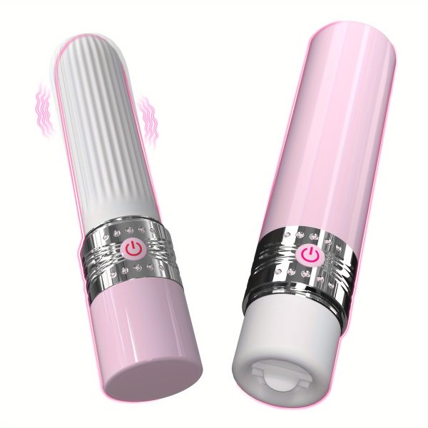 2 In 1 Licking & Vibration Functions Bullet Vibrator, Mini Vibrator Adult Sex Toys For Women, G Spot Vibrator Finger Sex Toy With Powerful Tongue Licking & Strong Vibration Clitoral Stimulator