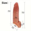 Soft Silicone Realistic Penis Sleeve Reusable Cock Condom Penis Training Delayed Ejaculation BDSM Sex Toys for Men Adults - Image 3