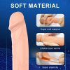 1pc Vibrating Penis Sleeve Penis Cap Electric Vibration Simulates Male Wearing Dildo Extended Delay Skin Covering Increase Length Increase Size Sheath Color 10 Vibration Frequency - Image 5