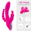 Dildo - Vibrator Dildo For Women, G Spot Rabbit Vibrators Clitoral Stimulator Realistic Dildo Anal Butt Plug Vibrator With 7 Vibrating Modes, Clit Nipples Massager Anus Vagina G-Spot Stimulation Rabbit Dildo Vibrators Adult Sex Toys For Men Women And Couples - Image 7