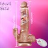Adult sex toys, wired remote control simulation dildo with high frequency power rabbit vibrator, female adult toys, G-spot vibration dildo power massager - Image 10