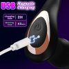 4-in-1 Prostate Massager - Stretchable, Vibrating Cock Ring, 9 Modes, USB Rechargeable, Black, for Men and Couples - Image 6