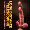 1pc 8.27" Realistic Silicone Dildo Vibrator with Telescopic Thrust & Licking Action - 10 Modes, Heated for Lifelike Temperature, 360° Rotation,, Easy to Clean - Perfect for Female Couples Adult Toy - Image 9