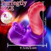 Vibrator Adult Sex Toys for Women - 4in 1 Tongue Thrusting Vibrators Dildo Rose Sex Toys with 10 Licking Clitoral & 10 Vibration Mode, G Spot Clit Stimulator Pleasure Tools for Female Couples Games - Image 3