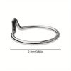 Stainless Steel Rooster Rings, Durable Penis Ring Toy, Long-Lasting Training Device for Men, 7 Size Available - Image 4