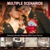 Female Sucking Stimulator Tongue Licking Vibrator Vaginal Sex Toy Clitoral Massager Adult Masturbation Product Simulation Big Mouth Masturbation Device Toys for Male And Female Couples - Image 5