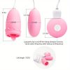 USB Charge Double Jump Egg Tits Licking Sucking Vibrator Clitoris Stimulate Female Vagina Masturbation Sex Toys for Women Adults - Image 4