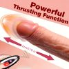 [Realistic Silicone Vibrator] 1pc Realistic Silicone Thrusting Dildo Vibrator - Heating and Vibration, Remote-Controlled Strong Suction Cup, Lifelike Design for Clitoral G-Spot Stimulation, Wireless Adult Sex Toy for Women and Couples - Image 6
