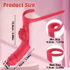 Finger Vibrator Female Sex Toys - G Spot Vibrator Clitoral Stimulator Rose Toy with 9 Powerful Vibration Modes, Adjustable Nipple Massager Anal Stimulatuion Adult Sex Toys & Games for Women Couples - Image 4