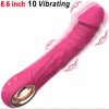 Realistic Vibrator Dildo - 10 Powerful Vibration Modes, Clitoris & G Spot Stimulator, Anal Massager for Women & Couples - Image 3