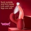 1ps 2in 1 Cunnilingus Vibrator for Women Tongue Licker Clitoral Stimulator G Spot Massager Vaginal Sucking Female Pleasure Sex Toys - Image 5