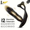 Thrusting Anal Vibrator Prostate Massager with Cock Ring, Remote Control Anal Plug with 12 Thrusting & Vibrating Modes, Dildo Butt Plug Sex Toys for Men and Couple Pleasure - Image 5