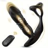 Thrusting Anal Vibrator Prostate Massager with Cock Ring, Remote Control Anal Plug with 12 Thrusting & Vibrating Modes, Dildo Butt Plug Sex Toys for Men and Couple Pleasure - Image 6