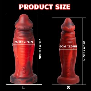 Dildo - Vibrating Monster Dildo Adult Sex Toys, Huge Thick Realistic Dildo Massager With 8 Vibration, Liquid Silicone Anal G-spot Stimulator With Suction Cup Fake Penis Sex Toy For Women And Couples