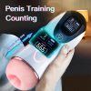 Complete male masturbation cup, Men's hands-free electric masturbator, male sex toys, pocket vaginal penis exerciser, simulated texture channel, heated vibration, free your hands to release passion - Image 2