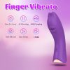 Rechargeable Purple Silicone Finger Vibrator - 500mAh Lithium Battery, Wireless Clitoral & G-Spot Stimulator, Ergonomic Design for Pleasure, Ideal for Women, Vibrator Rechargeable - Image 3