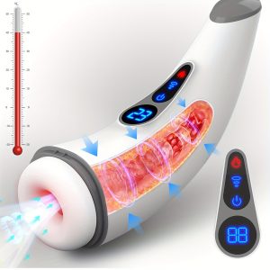 [Silent Automatic Masterburators Cup] Sucking for Men Mastusbafor Heating Electric Mastuberater Toy Silent Automatic Masterburators Cup Vibrating Mode Adult Pocket Puzzy for Men Mouth Sexy Voice Thrusting Stroker Machine Sweater 1109