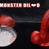 1pc Realistic Monster Dildo Vibrator Female Sex Toys, 8.66 Inch Thick Penis Vibrators Clitoral Messager for G Spot Anal Stimulator with 8 Vibration Modes, Liquid Silicone Dildo Suction Cup Dildos Adult Sex Toy for Men Women Couple - Image 9
