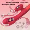 A Rechargeable Rabbit-shaped Vibrator for Women with 10 Adjustable Vibrations And 7 Thrust Modes - G-spot And Clitoral Stimulator, Smart Heating, USB Charging Cable Included, Suitable for Female And Couple Pleasure. - Image 8