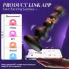 1pc Thrusting Sex Toys Anal Plugs Anal Toys Sex Toys App Controlled Vibrating Butt Plugs G Spot Vibrators, Anal Beads, Butt Plugs Vibrating Frequency Insertable Prostate Massager, Anal Sex Toys for Men and Women - Image 2