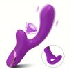 Rabbit Sucking Vibrator for Clitoral G Spot Stimulation, Adult Sex Toys for Women Couple, Vibrating Finger Massager with 10 Suction and 10 Vibration Modes - Image 2