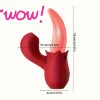 1ps 2in 1 Cunnilingus Vibrator for Women Tongue Licker Clitoral Stimulator G Spot Massager Vaginal Sucking Female Pleasure Sex Toys - Image 4