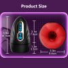 Male Sex Toys For Men Vibrator - Male Masturbator Trainer, Mouth-Wrapped Penis Vibrator Adult Toys With Heating Rod, LCD, Pocket Pussy Stroker Adult Sex Toy & Games - Image 9