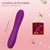 [Tuitionua, Vibrating Dildo] Tuitionua 10 Vibrations Bullet Vibrator Mini G-Spot - Adjustable Clitoris Nipple Vagina Stimulator - Adult Sex Toys for Solo or Couple USB Rechargeable - Image 7