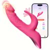1PC Thrusting Dildo Vibrator For Women, 5 IN 1 App Control G Spot Vibrators With 5 Thrust Dildos & Flapping Bunny & One-click Burst, Adult Sex Toys For Female Vaginal Stimulation - Image 5