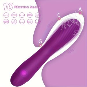 [Tuitionua, Vibrating Dildo] Tuitionua 10 Vibrations Bullet Vibrator Mini G-Spot - Adjustable Clitoris Nipple Vagina Stimulator - Adult Sex Toys for Solo or Couple USB Rechargeable