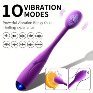 Female G-spot Vibrator - Adult Sex Toy for Women, Random Purple/White, 1pc, Masturbation Stimulator