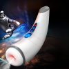 [Silent Automatic Masterburators Cup] Sucking for Men Mastusbafor Heating Electric Mastuberater Toy Silent Automatic Masterburators Cup Vibrating Mode Adult Pocket Puzzy for Men Mouth Sexy Voice Thrusting Stroker Machine Sweater 1109 - Image 4