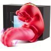 Dildo - Vibrator Sexual Toys For Women - 4 In 1 Tongue Vibrators Dildo Rose Sex Toys With 10 Licking & 10 Vibration Mode, G Spot Stimulator Pleasure Tools For Female Couples Games, Sex Toy For Women, Adult Toys For Her, Dildo, Dildoes For Woman - Image 10
