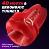 Male Sex Toys For Men Vibrator - Male Masturbator Trainer, Mouth-Wrapped Penis Vibrator Adult Toys With Heating Rod, LCD, Pocket Pussy Stroker Adult Sex Toy & Games - Image 4