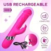 Realistic Rabbit Silicone Vibrator Huge Dildo Powerful Vibration Modes - G-spot Stimulation, Clitoral Massager, Rechargeable - Adult Toy For Couples - Image 6