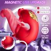 Dildo - Vibrator Sexual Toys For Women - 4 In 1 Tongue Vibrators Dildo Rose Sex Toys With 10 Licking & 10 Vibration Mode, G Spot Stimulator Pleasure Tools For Female Couples Games, Sex Toy For Women, Adult Toys For Her, Dildo, Dildoes For Woman - Image 7