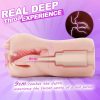 Licking Vibrating Oral Sex Deep Throat Blow Job Stroker For Men Orgasm, Male Masturbators With Tongue And Teeth, Realistic Men Masturbation Toy Male Stroker, Lifelike Male Masturbator Sex Toys For Men - Image 8