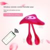 Rose female sex toys, App controlled wearable panty vibrator, Pistil vibrating panty adult toys, G-spot butterfly vibrator, couple sex toys, 9 vibrating clitoral anal nipple stimulators for female sex and couple flirting - Image 5