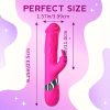 Realistic Rabbit Silicone Vibrator Huge Dildo Powerful Vibration Modes - G-spot Stimulation, Clitoral Massager, Rechargeable - Adult Toy For Couples - Image 5