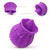 1pc Rose Tongue Licking Vibrator G Spot Nipple Clit Stimulation Tongue Licking Vibrator Oral Tongue Simulation Massager Adult Toys, 10 Tongue Licking Vibration Mode Portable Sex Toys Anal Sucking Stimulation Prostate Vibrator Sex Toys - Image 5