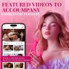 1pc App Control Thrusting Dildo Vibrator For Women, 5 IN 1 G Spot Vibrators With 5 Thrust Dildos & Flapping Bunny & One-click Burst, Adult Sex Toys For Female Vaginal Stimulation - Image 8