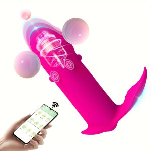 Vaginal Massager, Wireless G-spot Vibrator, 10 Powerful Vibration Modes, APP Remote Control Women'S Vibrator, Clitoral Stimulator Massager, Adult Sex Toy, Couple Sex Toy, Adult Toy