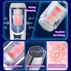 Automatic Male Masturbator Telescopic Vibrating Cup Penis Wrapped Clamping Sucking Stroker, Male Sex Toys For Men Sex Toy Adult Toys Realistic 3D Pocket Pussy Sleeve Male Strokers Male Masturbators With 7 Thrusting Vibrating Sex Machines & Devices - Image 5